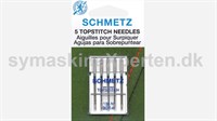 Symaskine-nåle Topstitch Metallic str. 90 Schmetz 5 stk.